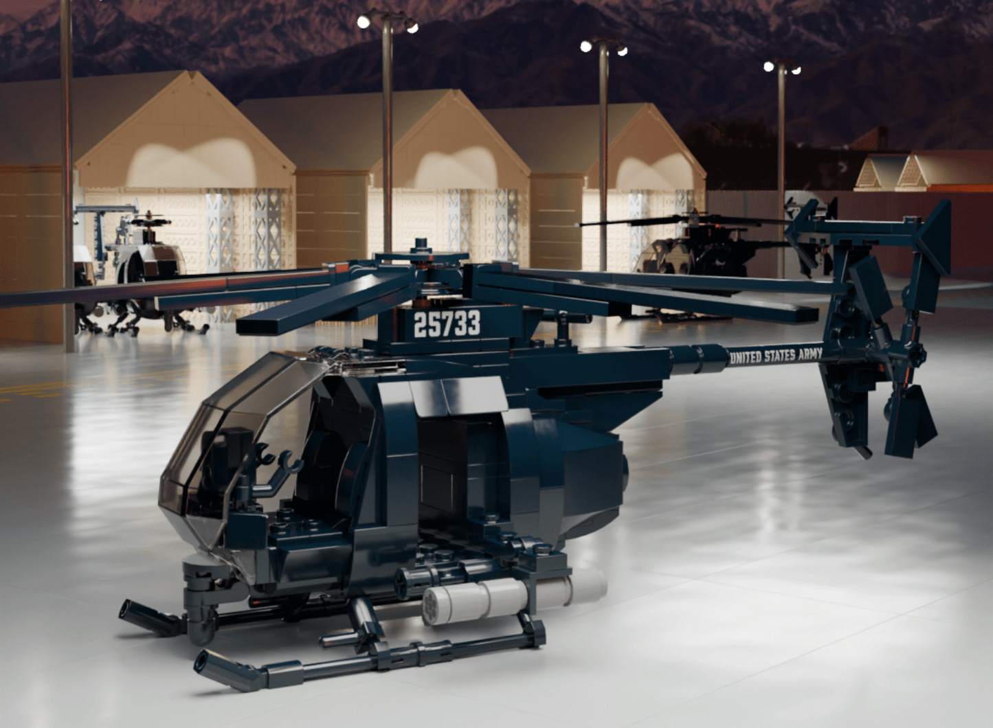 AH-6 Little Bird #25733 Complete Kit